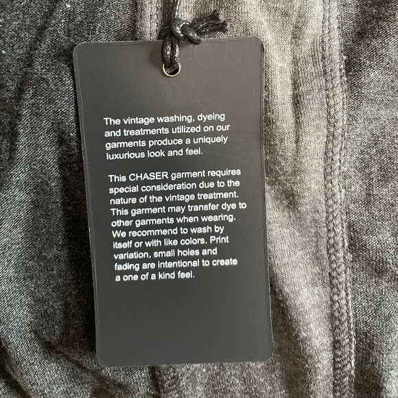 NWT Chaser vintage look full zipper lounge hoodie. Size Small - Picture 3 of 7
